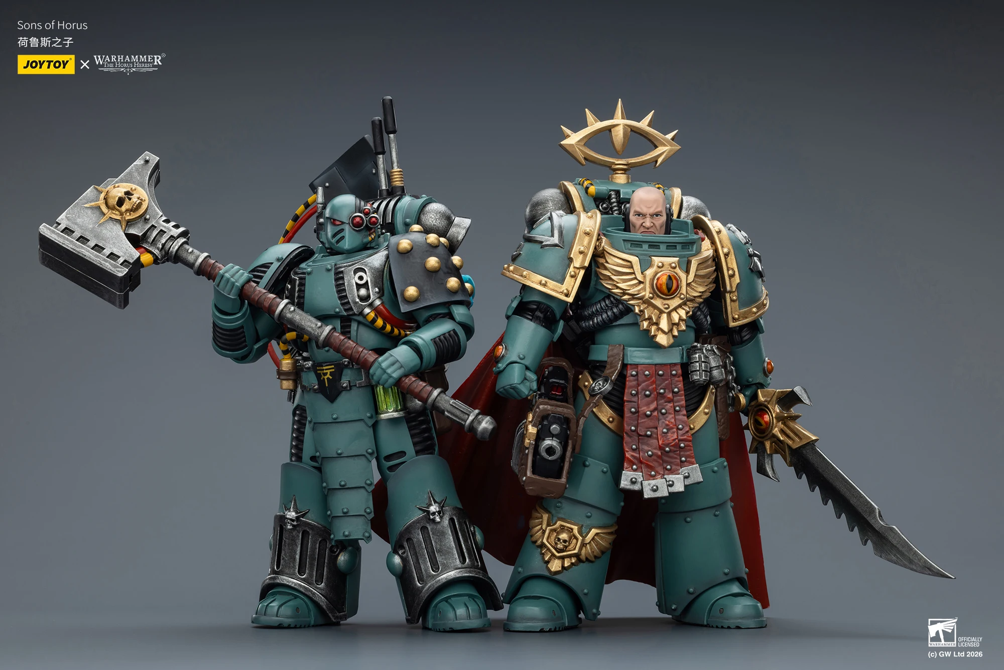 JOYTOY Warhammer The Horus Heresy Sons of Horus Tybalt Marr Captain of The 18th Company/Siege Breaker Model Toy
JOYTOY Warhammer The Horus Heresy Sons of Horus Tybalt Marr Captain of The 18th Company/Siege Breaker Model Toy