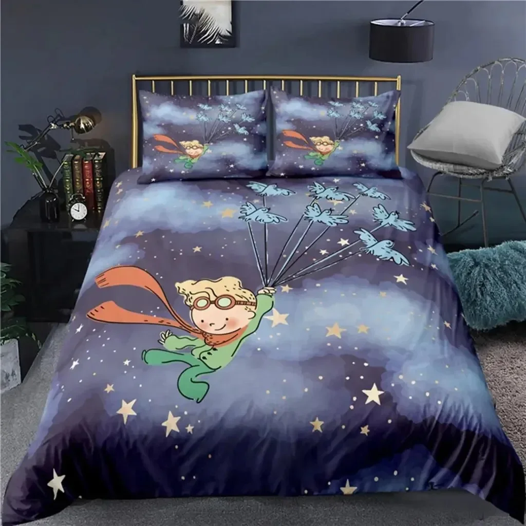 Аниме Little Prince Le Petit Prince комплект постельного белья для мальчиков и девочек Twin Queen Size пододеяльник наволочка кровать для детей и взрослых
Аниме Little Prince Le Petit Prince комплект постельного белья для мальчиков и девочек Twin Queen Size пододеяльник наволочка кровать для детей и взрослых