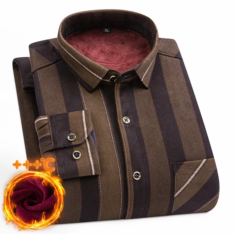 Мужская рубашка с длинными рукавами и двусторонним флисом, утепленная, 7XL, 8XL, повседневная зимняя, модная и универсальная для улицы.
Мужская рубашка с длинными рукавами и двусторонним флисом, утепленная, 7XL, 8XL, повседневная зимняя, модная и универсальная для улицы.