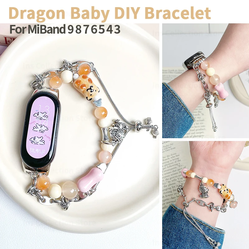 Handmade Jewelry Beaded Bracelet for Xiaomi Mi Band 9 8 7 6 5 4 3 Adjustable Smart Watchband for Mi Band 8 NFC Replacement Strap
Handmade Jewelry Beaded Bracelet for Xiaomi Mi Band 9 8 7 6 5 4 3 Adjustable Smart Watchband for Mi Band 8 NFC Replacement Strap