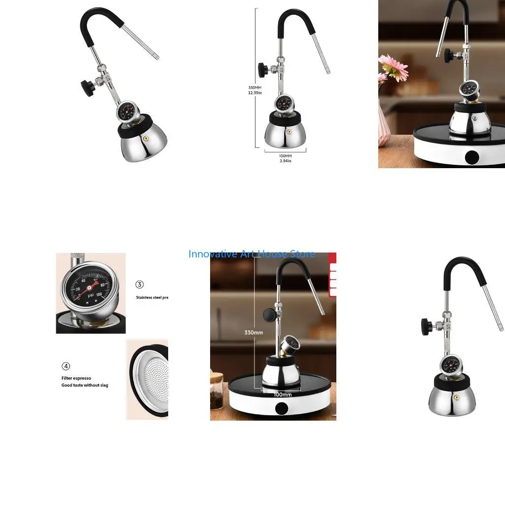 E1PC Easy to Clean 403 Stainless Steel Coffee Pitcher with 3-Hole Nozzle for Home
E1PC Easy to Clean 403 Stainless Steel Coffee Pitcher with 3-Hole Nozzle for Home