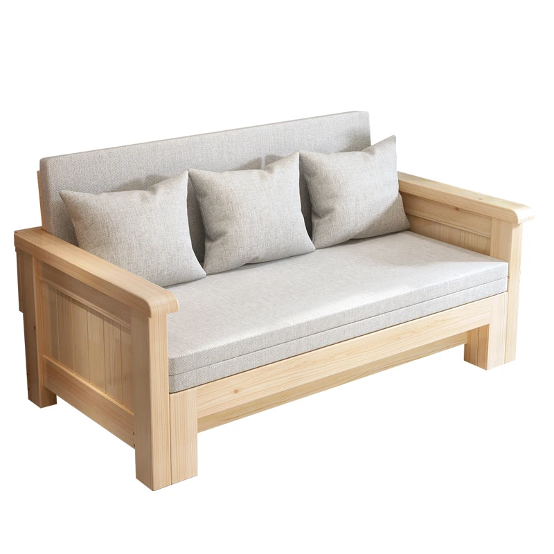 Solid wood sofa bed foldable dual-purpose bed multifunctional living room study balcony 1.2 small apartment 1.5 double 1.
Solid wood sofa bed foldable dual-purpose bed multifunctional living room study balcony 1.2 small apartment 1.5 double 1.