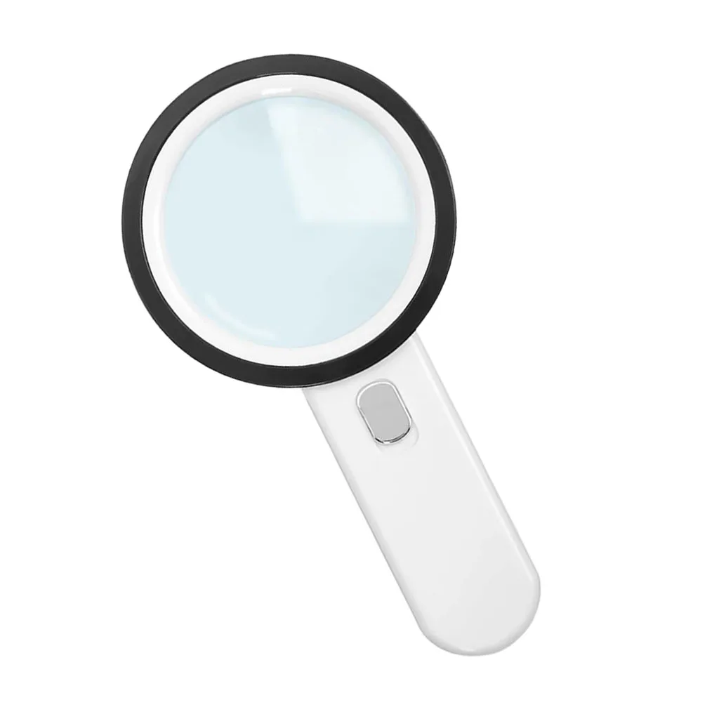 Portable Magnifier with LED Light 30X High Power Lens Handheld Magnifying Glass for Reading and Nature Exploration
Portable Magnifier with LED Light 30X High Power Lens Handheld Magnifying Glass for Reading and Nature Exploration