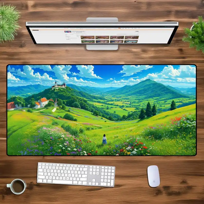Scenic Grassland mouse pad, large-scale expansion game and office universal desk pad, natural landscape decoration, high quality
Scenic Grassland mouse pad, large-scale expansion game and office universal desk pad, natural landscape decoration, high quality