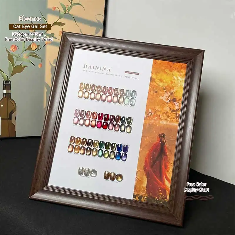 Eleanuos 32pcs 9D Гель-лак для ногтей «кошачий глаз» с цветной картой, целый набор Soak Off, 32 шт., Кристаллический магнит, УФ-гель, маникюрный салон, магнитный гель
Eleanuos 32pcs 9D Гель-лак для ногтей «кошачий глаз» с цветной картой, целый набор Soak Off, 32 шт., Кристаллический магнит, УФ-гель, маникюрный салон, магнитный гель