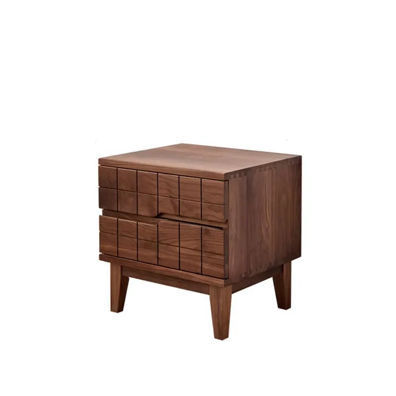 Nordic all solid wood bedside table simple modern North American black walnut bedside table modern simple, locker
Nordic all solid wood bedside table simple modern North American black walnut bedside table modern simple, locker