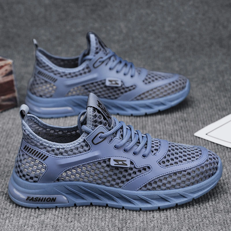 Men's Breathable Mesh Running Shoes Summer Outdoor Climbing Casual Thin Bottom Anti-slip Sports Shoes Lightweight Net Shoes
Men's Breathable Mesh Running Shoes Summer Outdoor Climbing Casual Thin Bottom Anti-slip Sports Shoes Lightweight Net Shoes