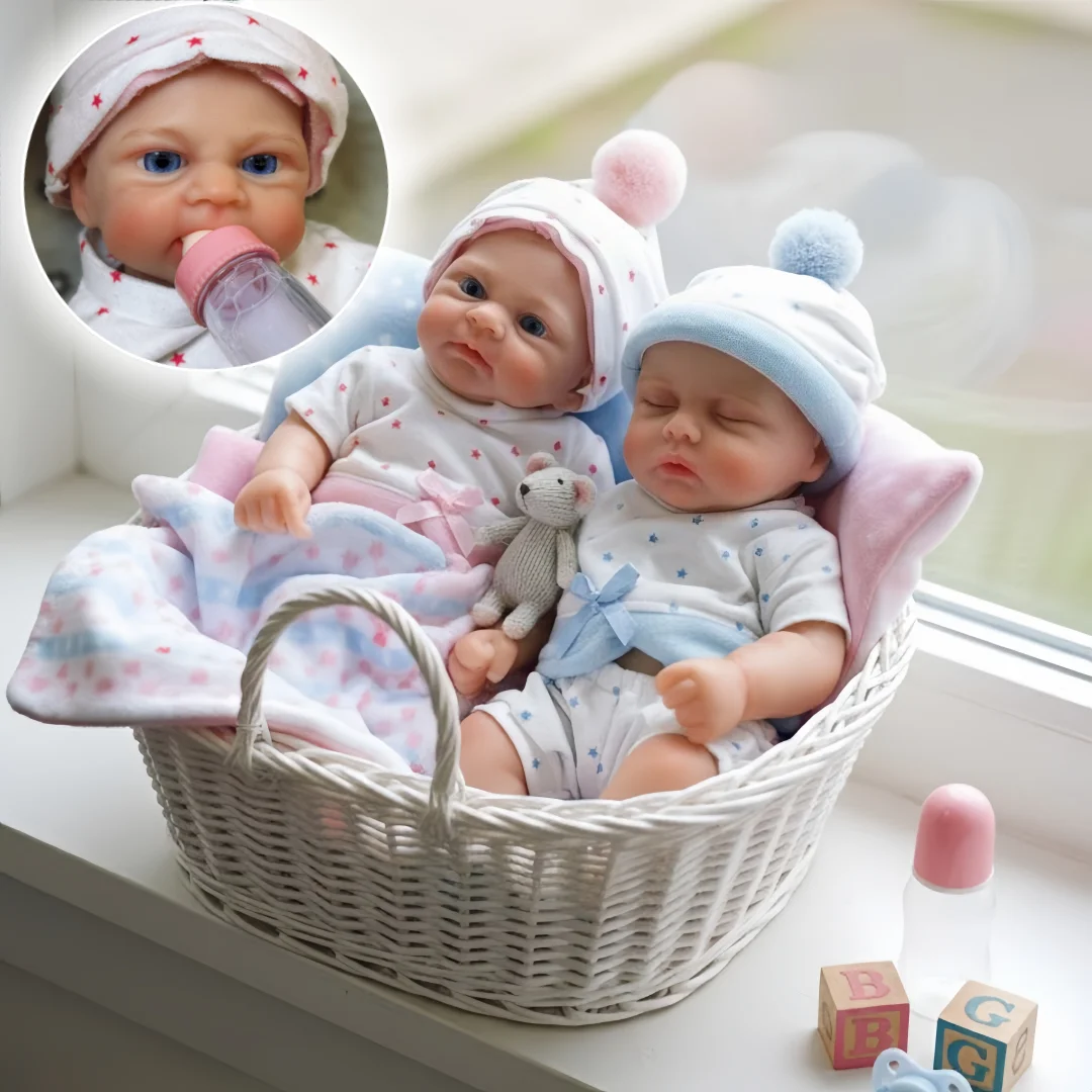 1 PCS/13Inch Open Mouth & Washable bebe reborn de silicona Girl & Boy Dolls With Painted Skin Soft Touch Newborn Silicone Dolls
1 PCS/13Inch Open Mouth & Washable bebe reborn de silicona Girl & Boy Dolls With Painted Skin Soft Touch Newborn Silicone Dolls