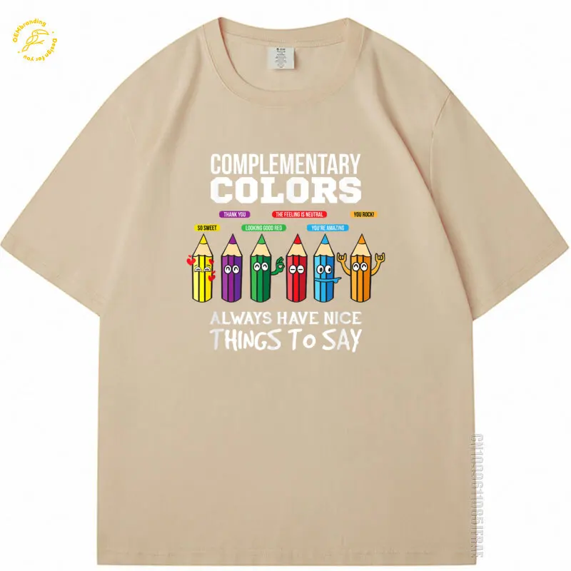 Complementary Colors Pun Cotton Tshirt Man Artist Art Teacher Oversized T-Shirt Camisetas Hombre 애니메이션 티셔츠 Tshirts Short Sleeve
Complementary Colors Pun Cotton Tshirt Man Artist Art Teacher Oversized T-Shirt Camisetas Hombre 애니메이션 티셔츠 Tshirts Short Sleeve