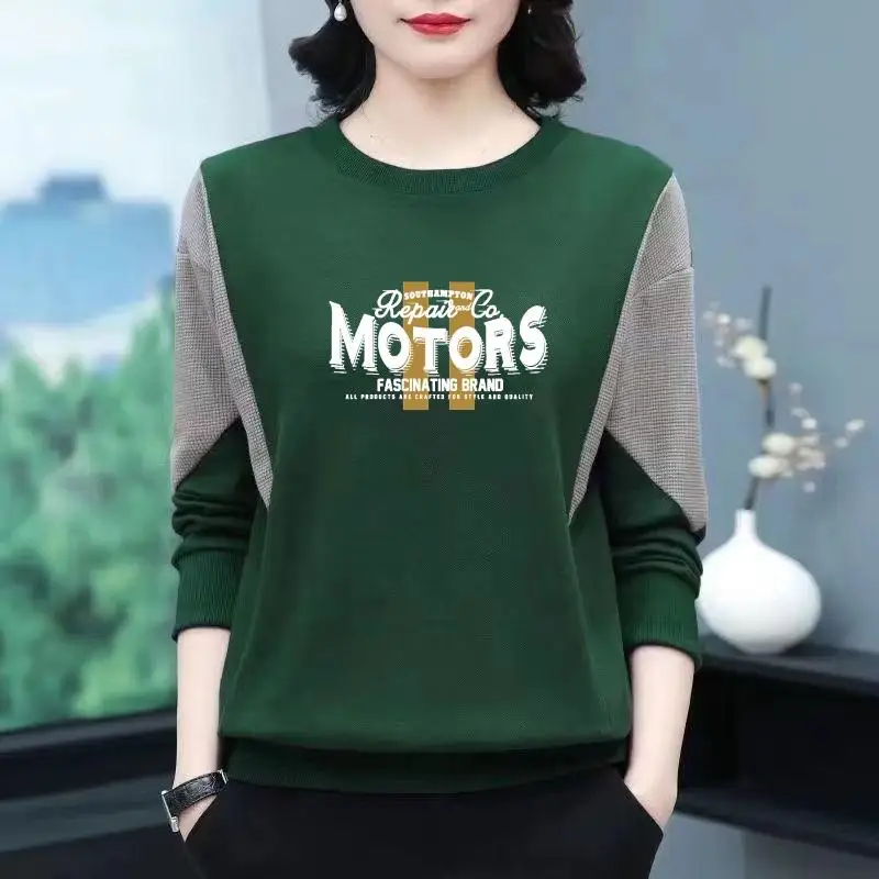 Warmth Long Sleeve Sweatshirt Base Shirt plus Size Women's Style Korean Commute round Neck Standard Fit Autumn Winter Top
Warmth Long Sleeve Sweatshirt Base Shirt plus Size Women's Style Korean Commute round Neck Standard Fit Autumn Winter Top