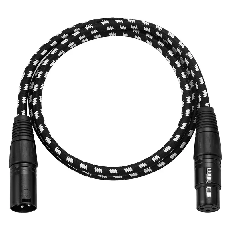 Guitar XLR Cable Balanced Interface 3 Pin Male to Female OFC Audio Foil+Braided Shielded for Microphone Mixer Amplifier 3 Meter
Guitar XLR Cable Balanced Interface 3 Pin Male to Female OFC Audio Foil+Braided Shielded for Microphone Mixer Amplifier 3 Meter