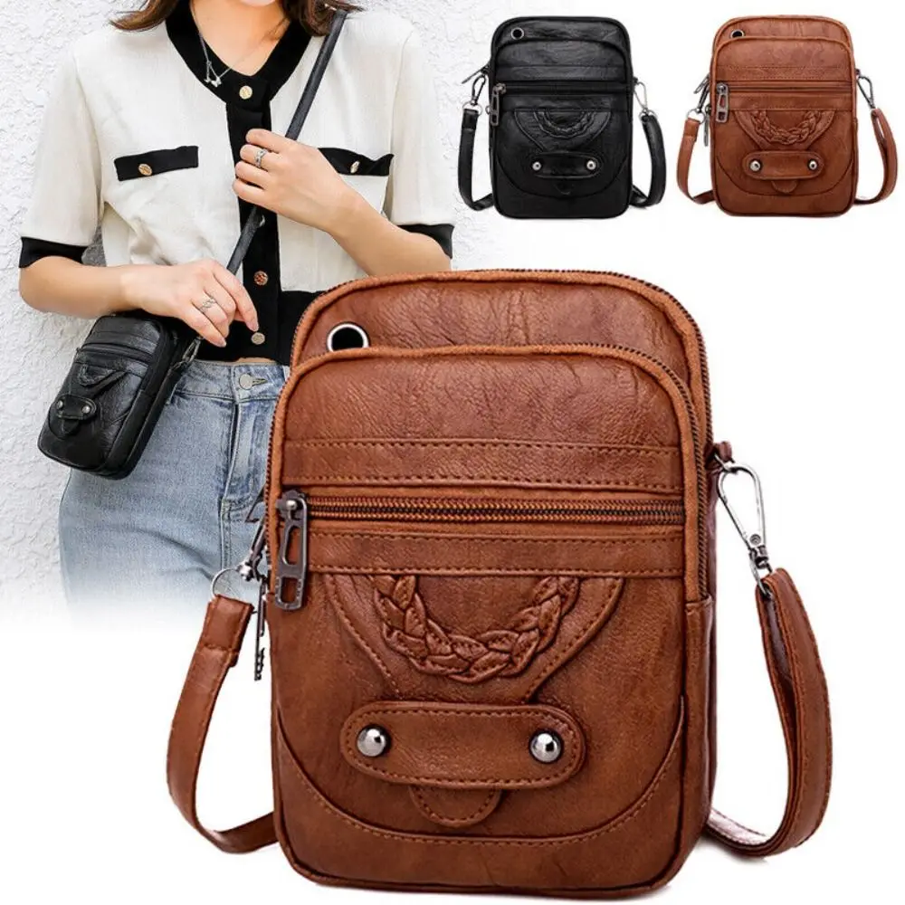 Multi-Functional Soft PU Leather Small Shoulder Bag for Women Vintage Crossbody Bag Cash Purse Cell Phone Bag
Multi-Functional Soft PU Leather Small Shoulder Bag for Women Vintage Crossbody Bag Cash Purse Cell Phone Bag
