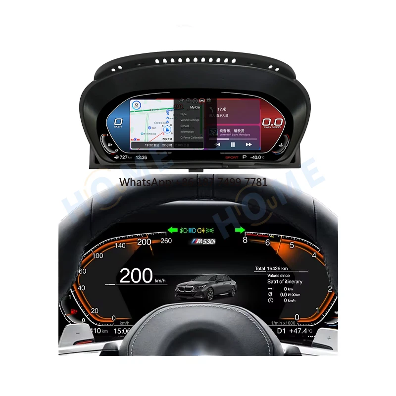 12.5 Inch LCD Speedometer Dashboard Carplay for . X5 E70/X6 E71 2006-2013 Multimedia Player Digital Cluster Virtual Cockpit
12.5 Inch LCD Speedometer Dashboard Carplay for . X5 E70/X6 E71 2006-2013 Multimedia Player Digital Cluster Virtual Cockpit