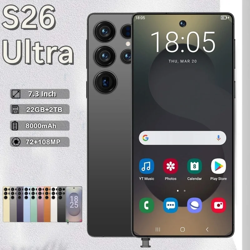 2025 Original Pad S26 ultra Tablet PC 7.3 inch HD 4K Android 15 22GB+2TB 8000mAh Battery 4G 5G Dual Sim Card WiFi GPS Google Tab
2025 Original Pad S26 ultra Tablet PC 7.3 inch HD 4K Android 15 22GB+2TB 8000mAh Battery 4G 5G Dual Sim Card WiFi GPS Google Tab