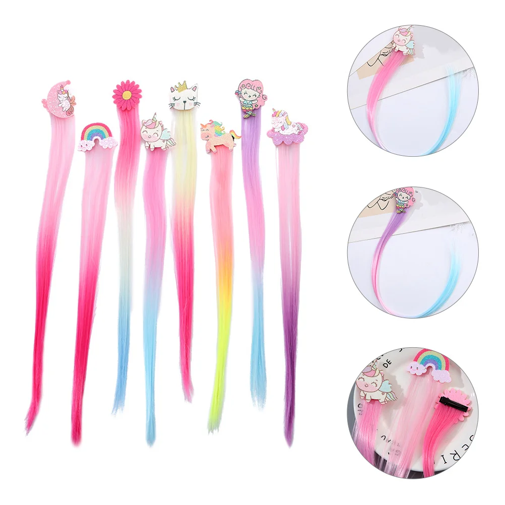 8 Pcs Kids Hair Clips for Girls Barrettes Cartoon Colored Extensions Bangs Mermaid Little Accessories in Unicorn Child
8 Pcs Kids Hair Clips for Girls Barrettes Cartoon Colored Extensions Bangs Mermaid Little Accessories in Unicorn Child