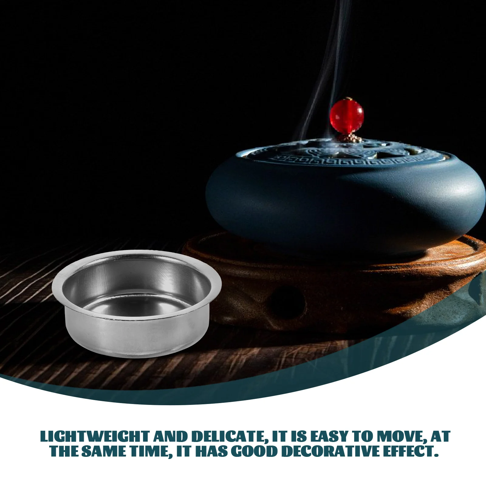 6Pcs Censer Accessories Stainless Steel Incense Dish Replacement Metal Plate for Home Decor Censer Incense Dish
6Pcs Censer Accessories Stainless Steel Incense Dish Replacement Metal Plate for Home Decor Censer Incense Dish