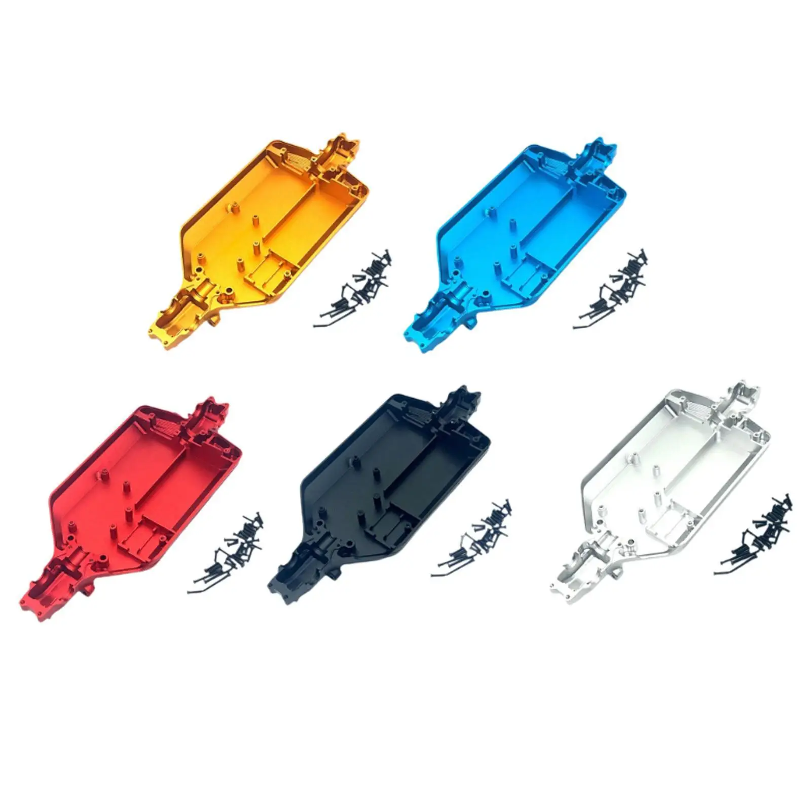 1:16 RC Car Chassis Upgrade, Easy to Install, Professional CNC Metal Chassis Body Frame Board Replacement for 16101 16102
1:16 RC Car Chassis Upgrade, Easy to Install, Professional CNC Metal Chassis Body Frame Board Replacement for 16101 16102