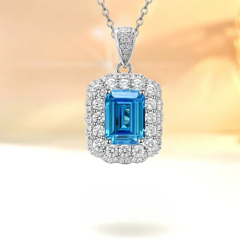 Fashionable and elegant green cut S925 sterling silver pendant set paired with high carbon diamond wedding jewelry wholesale
Fashionable and elegant green cut S925 sterling silver pendant set paired with high carbon diamond wedding jewelry wholesale