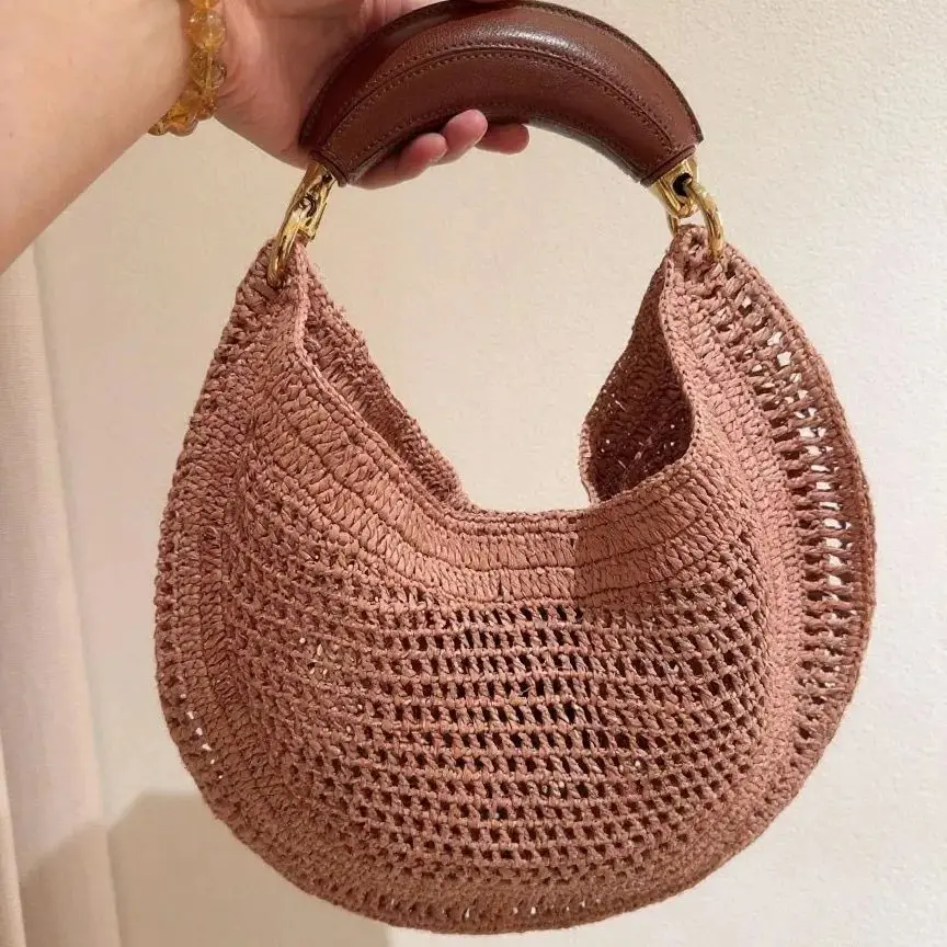 Classic Beach Straw Woven Bags For Women Luxury Designer Handbag Purse Casual New Simple Straw Underarm Bag 
Classic Beach Straw Woven Bags For Women Luxury Designer Handbag Purse Casual New Simple Straw Underarm Bag