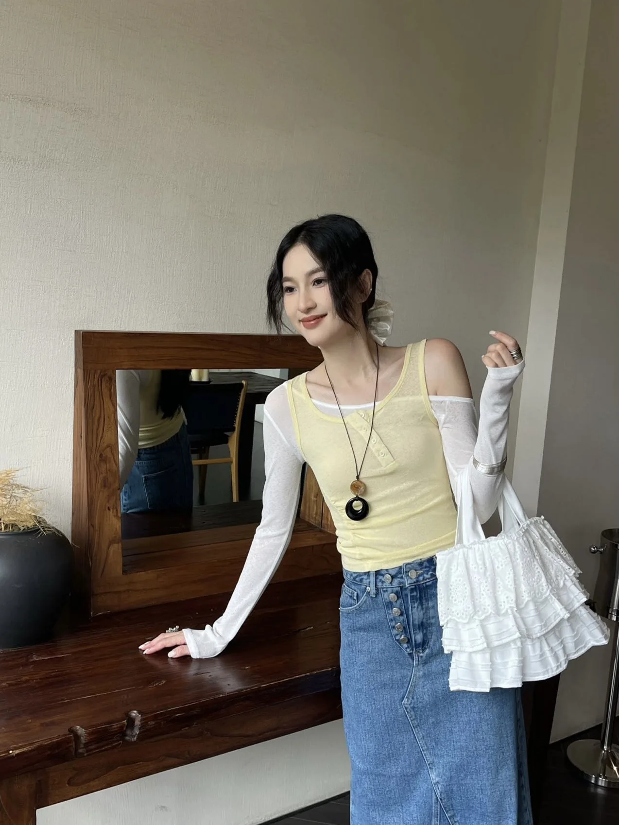 Оригинальный дизайн, кружевная сумка в стиле Лолиты, однотонная холщовая сумка Sweet Lady, холщовая сумка на одно плечо с полым дизайном для поездок на работу... 
Оригинальный дизайн, кружевная сумка в стиле Лолиты, однотонная холщовая сумка Sweet Lady, холщовая сумка на одно плечо с полым дизайном для поездок на работу...