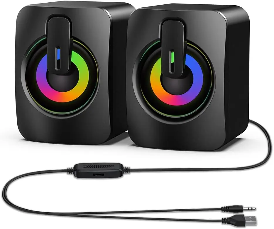 Computer Speaker Stereo Sound With Microphone 3.5mm AUX Home Office PC Speaker for Macbook Desktop Notebook Computer Loudspeaker
Computer Speaker Stereo Sound With Microphone 3.5mm AUX Home Office PC Speaker for Macbook Desktop Notebook Computer Loudspeaker
