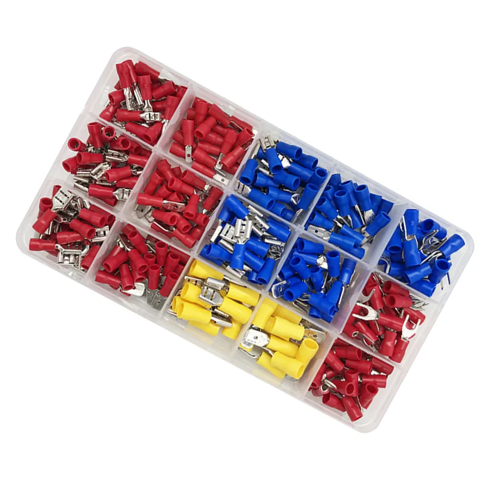 280Pcs Wire Connector Kit Insulated Terminals with High Conductivity for Safe Fast Cable Splicing and Disconnection
280Pcs Wire Connector Kit Insulated Terminals with High Conductivity for Safe Fast Cable Splicing and Disconnection