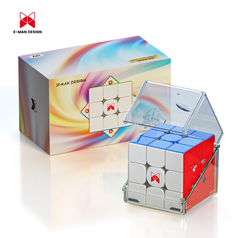 QiYi XMD Tornado V3 Premiun Standard Speed Cube QY 3X3 Premiun Flagship UV Magic Cube Kid Gift Professional Puzzle Toys
QiYi XMD Tornado V3 Premiun Standard Speed Cube QY 3X3 Premiun Flagship UV Magic Cube Kid Gift Professional Puzzle Toys