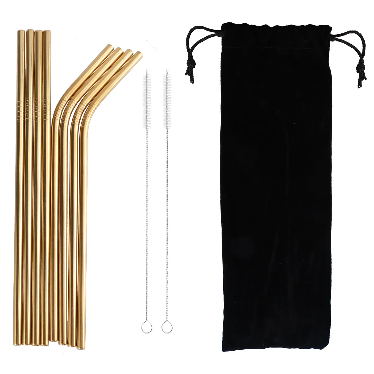 11Pcs Stainless Steel Drinking Straw Set Reusable Curved Straight for 20Oz Cups Brushes Cloth Bag Spill Proof Reusable Straws
11Pcs Stainless Steel Drinking Straw Set Reusable Curved Straight for 20Oz Cups Brushes Cloth Bag Spill Proof Reusable Straws