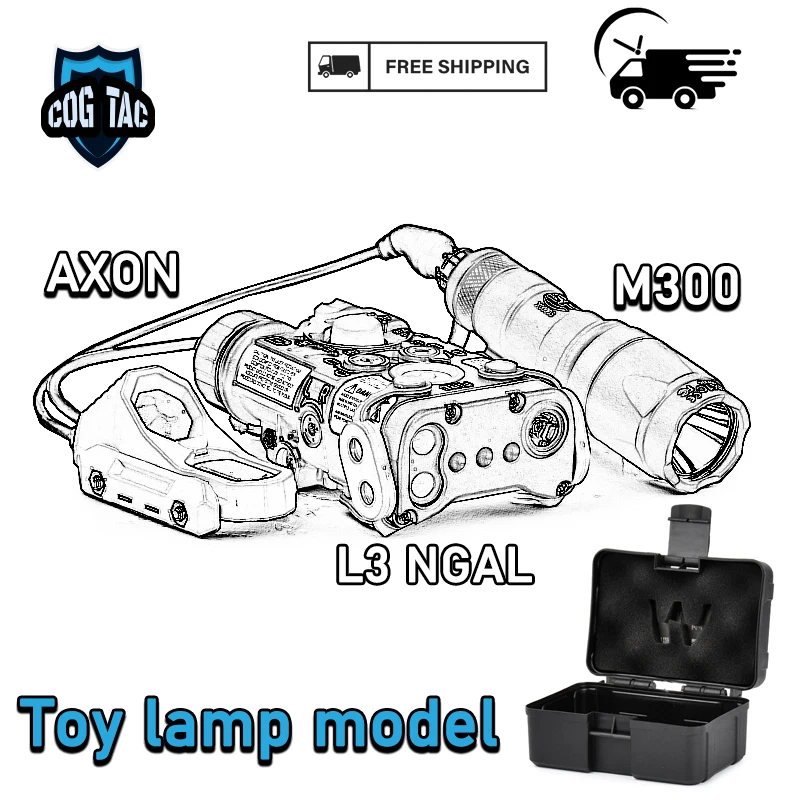 NGAL M300A M600C Flashlight M300 M600 Metal Battery box Dual Control Switch Fit 20MM Rail
NGAL M300A M600C Flashlight M300 M600 Metal Battery box Dual Control Switch Fit 20MM Rail