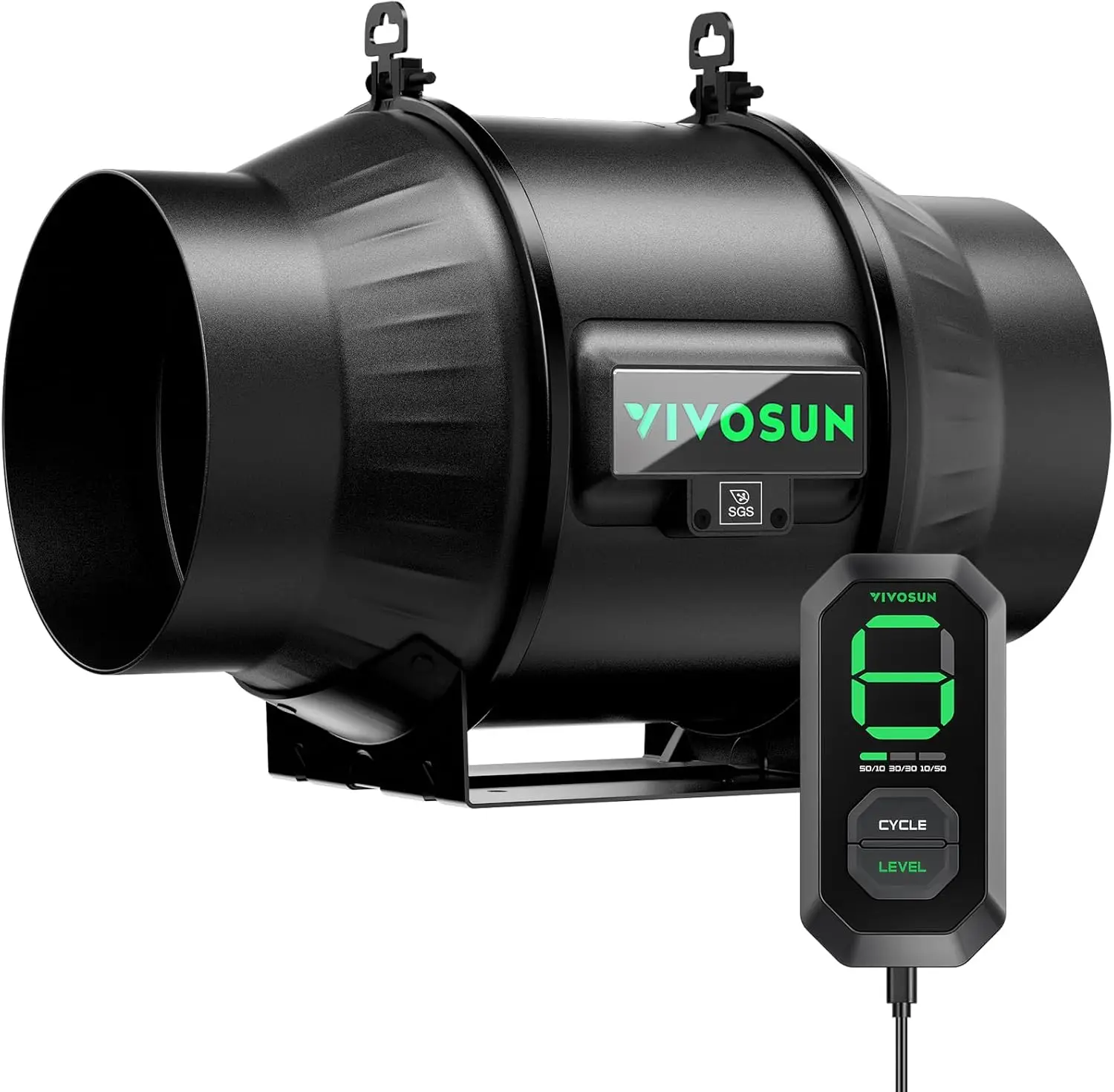T6 6 Inline Duct Fan 3 Cycle Modes E12 Speed Controller AeroZesh Grow Tent Kit Ventilation Fan with 408 CFM EC Motor
T6 6 Inline Duct Fan 3 Cycle Modes E12 Speed Controller AeroZesh Grow Tent Kit Ventilation Fan with 408 CFM EC Motor