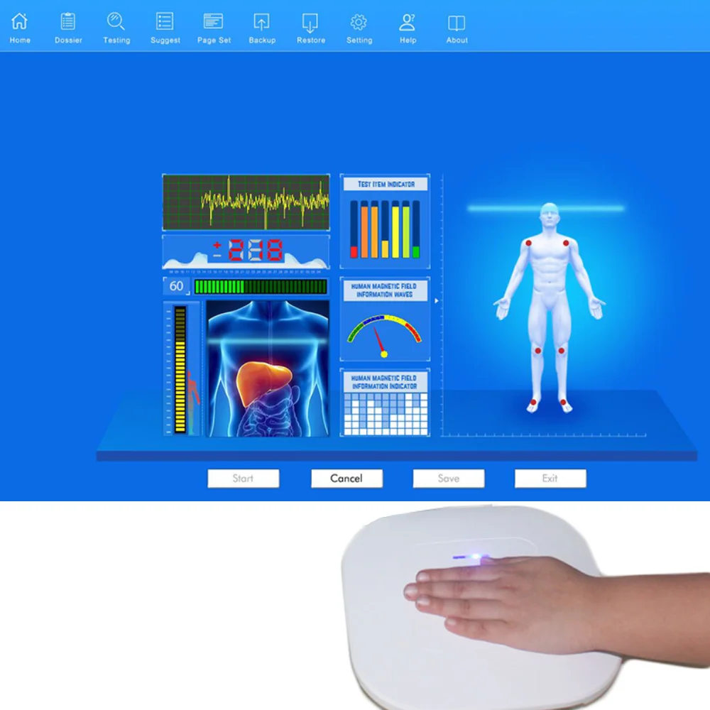Wishcolor New QMR-998 Hand Touch Quantum Resonance Body Health Analyzer Resonance Magnetic Analyzer Set With 52 Reports
Wishcolor New QMR-998 Hand Touch Quantum Resonance Body Health Analyzer Resonance Magnetic Analyzer Set With 52 Reports
