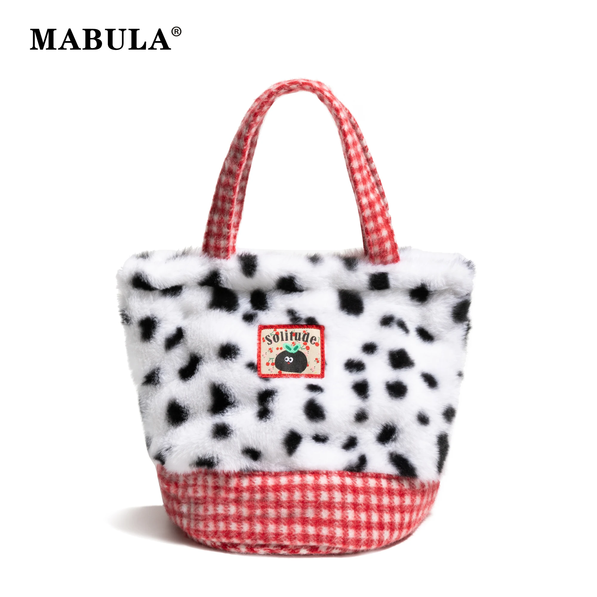 MABULA Fashion Plaid Plush Faux Fur Handbag Soft White Leopard Pattern Women's Shoulder Phone Purse Simple Casual Ladies Pouch
MABULA Fashion Plaid Plush Faux Fur Handbag Soft White Leopard Pattern Women's Shoulder Phone Purse Simple Casual Ladies Pouch