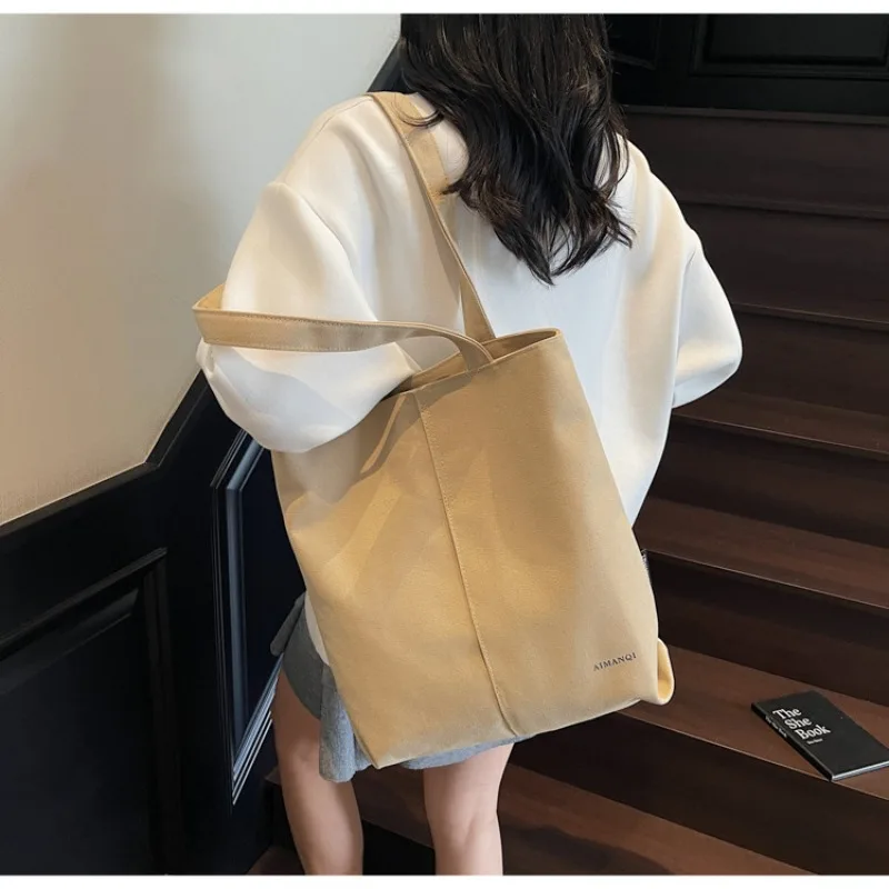 Женская повседневная сумка-тоут CANVAS, стильная сумка большой вместимости, удобная практичная сумка на одно плечо под мышками Bolsos 
Женская повседневная сумка-тоут CANVAS, стильная сумка большой вместимости, удобная практичная сумка на одно плечо под мышками Bolsos