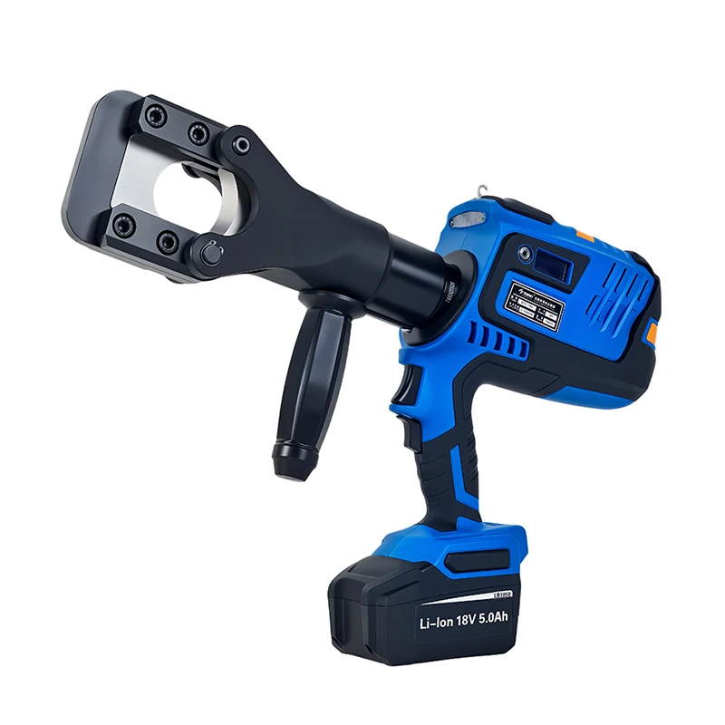 NBTC-745 45mm Cordless Hydraulic Cable Cutter Battery Powered Steel Wire Rope Steel Strand ACSR Cutting Tool
NBTC-745 45mm Cordless Hydraulic Cable Cutter Battery Powered Steel Wire Rope Steel Strand ACSR Cutting Tool