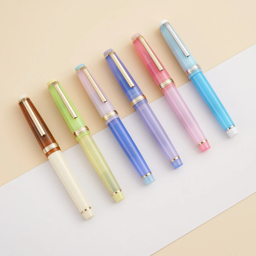 Jinhao 82 Limited Edition Fountain Pen Bright Moon First Snow Acrylic Gold Trim with EF/F/M/Bent Nib Premium Writing Pen
Jinhao 82 Limited Edition Fountain Pen Bright Moon First Snow Acrylic Gold Trim with EF/F/M/Bent Nib Premium Writing Pen