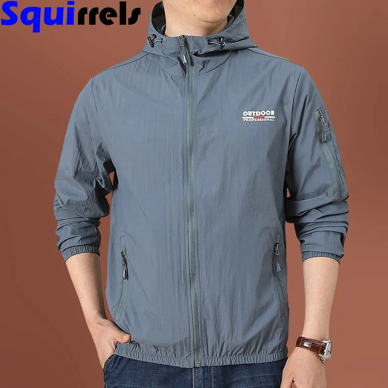 Summer sun protection clothing men's ultra-thin jacket outdoor fishing skin sports hooded sweater top
Summer sun protection clothing men's ultra-thin jacket outdoor fishing skin sports hooded sweater top