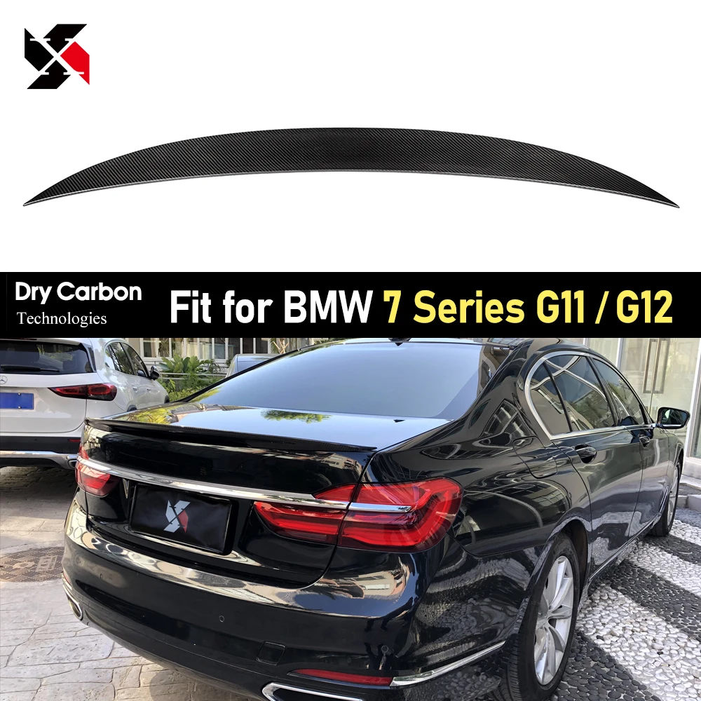 G11 G12 Rear Trunk Wings Spoiler For BMW 7 Series 740i 750i Sedan 2016-2022 Dry Carbon Fiber Low-kick Car Styling Boot Lid Lips
G11 G12 Rear Trunk Wings Spoiler For BMW 7 Series 740i 750i Sedan 2016-2022 Dry Carbon Fiber Low-kick Car Styling Boot Lid Lips