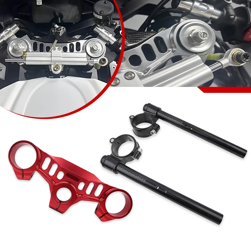 Motorcycle Upper Connecting Plate Assembly Samsung Bracket Steering Faucet Handle Split Handle Handlebar For 675SR-R For 675SR
Motorcycle Upper Connecting Plate Assembly Samsung Bracket Steering Faucet Handle Split Handle Handlebar For 675SR-R For 675SR
