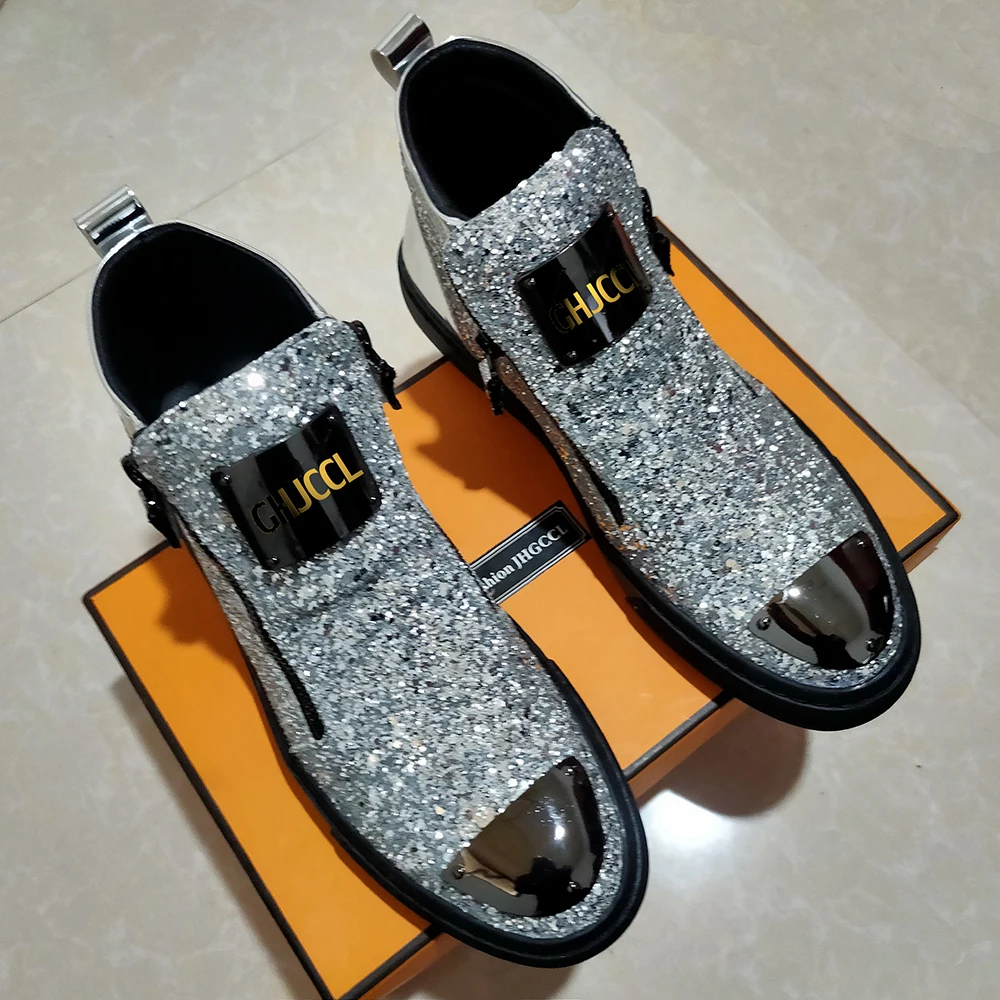 New Men's Casual Fashion Zipper Outdoor High-Top Shoes Man Slip-On Boots Mens Driving Party FlatsZapatos Hombre a2
New Men's Casual Fashion Zipper Outdoor High-Top Shoes Man Slip-On Boots Mens Driving Party FlatsZapatos Hombre a2