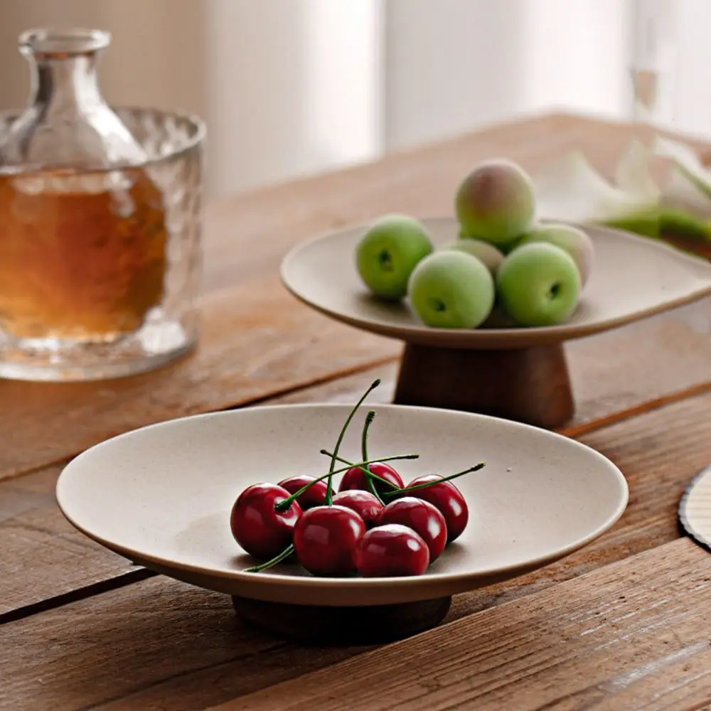 Kitchen Organizer Ceramic Storage Tray Wooden Durable Dessert Tray Reusable Simple Fruit Plate Snacks
Kitchen Organizer Ceramic Storage Tray Wooden Durable Dessert Tray Reusable Simple Fruit Plate Snacks