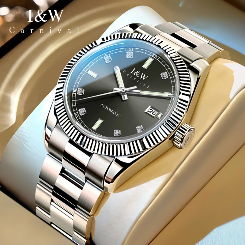 Carnival Brand High End IW Series Fashion Date Mechanical Watch Men Luxury Imported Movement Sapphire Waterproof Mens Watches
Carnival Brand High End IW Series Fashion Date Mechanical Watch Men Luxury Imported Movement Sapphire Waterproof Mens Watches