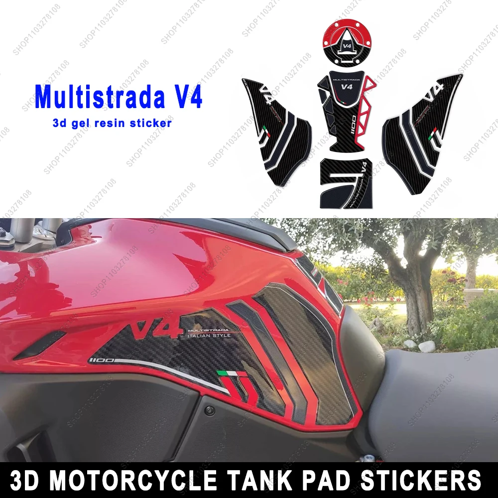 3D gel Resin Stickers kit For Ducati Multistrada V4 2021-2025 2024 2023 Motorcycle Fuel tank pad Protection Sticker waterproof
3D gel Resin Stickers kit For Ducati Multistrada V4 2021-2025 2024 2023 Motorcycle Fuel tank pad Protection Sticker waterproof