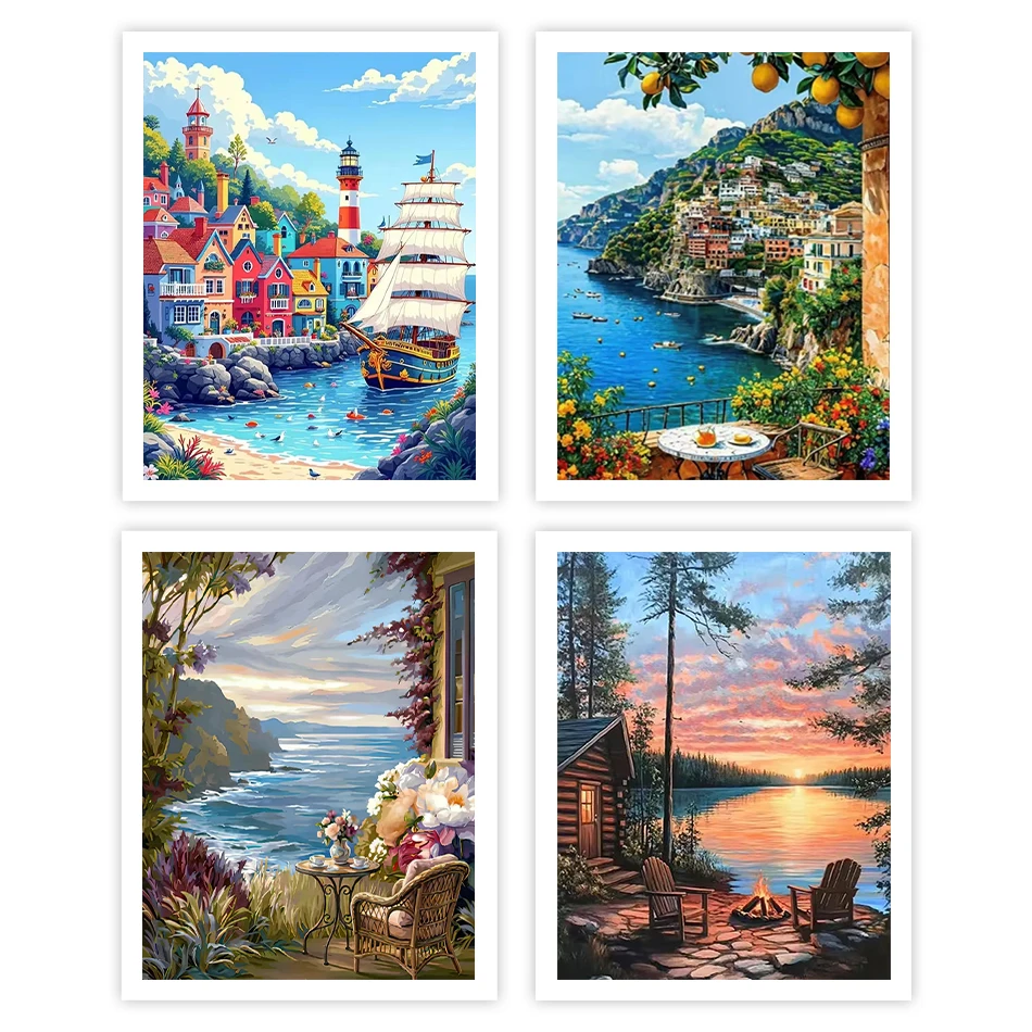 GATYZTORY Diy Oil Painting By Numbers Canvas Art Painting Landscape On Canvas Acrylic Paints Set Drawing By Numbers Wall Decor
GATYZTORY Diy Oil Painting By Numbers Canvas Art Painting Landscape On Canvas Acrylic Paints Set Drawing By Numbers Wall Decor