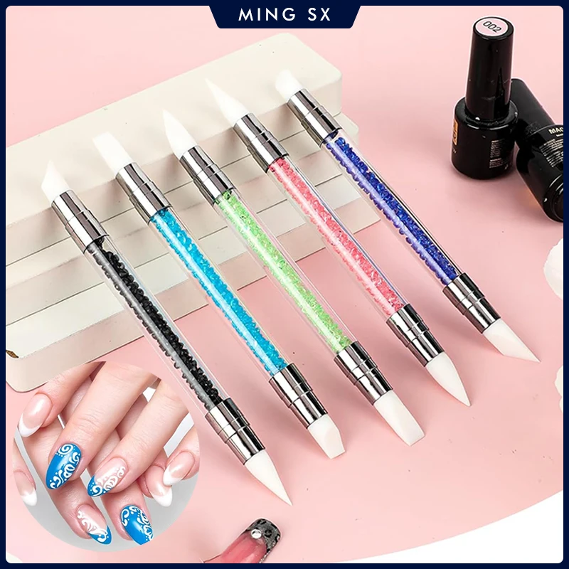 5/10Pcs Nail Art Sculpture Pen Dual Tipped Silicone Nail Tools Rhinestone Nail Art Silicone Brushes for Design Nail Carving
5/10Pcs Nail Art Sculpture Pen Dual Tipped Silicone Nail Tools Rhinestone Nail Art Silicone Brushes for Design Nail Carving