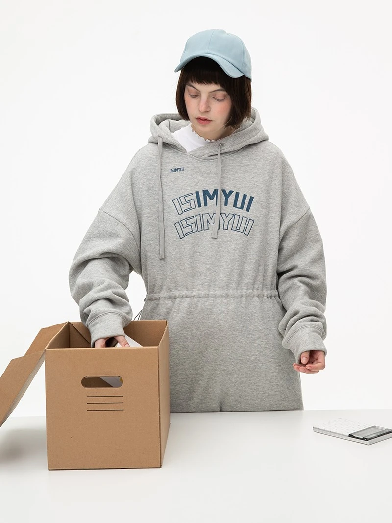 IMYUI Ultra-Long Oversize Hoodie Comfortable Fleece-Lined Asymmetrical Drawstring Loose Fit Sweatshirt Cotton Hoodie
IMYUI Ultra-Long Oversize Hoodie Comfortable Fleece-Lined Asymmetrical Drawstring Loose Fit Sweatshirt Cotton Hoodie