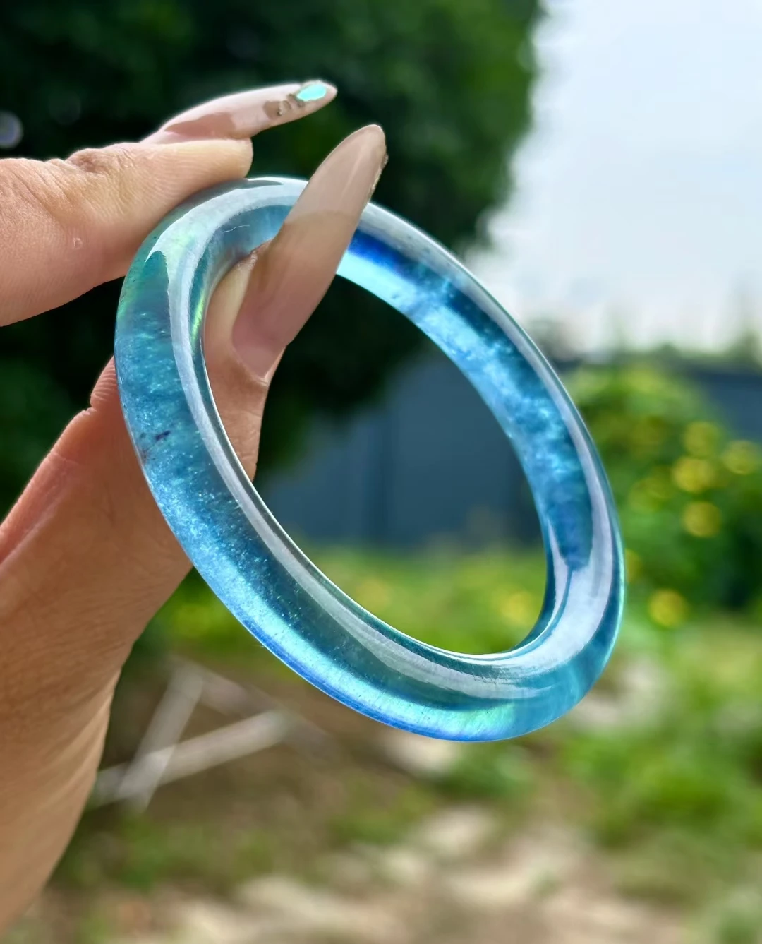 Natural Blue Aquamarine Clear Round Crystal Bangle 52.8mm Women Love 9.2mm Aquamarine Jewelry Luxury Fashion AAAAAAA
Natural Blue Aquamarine Clear Round Crystal Bangle 52.8mm Women Love 9.2mm Aquamarine Jewelry Luxury Fashion AAAAAAA
