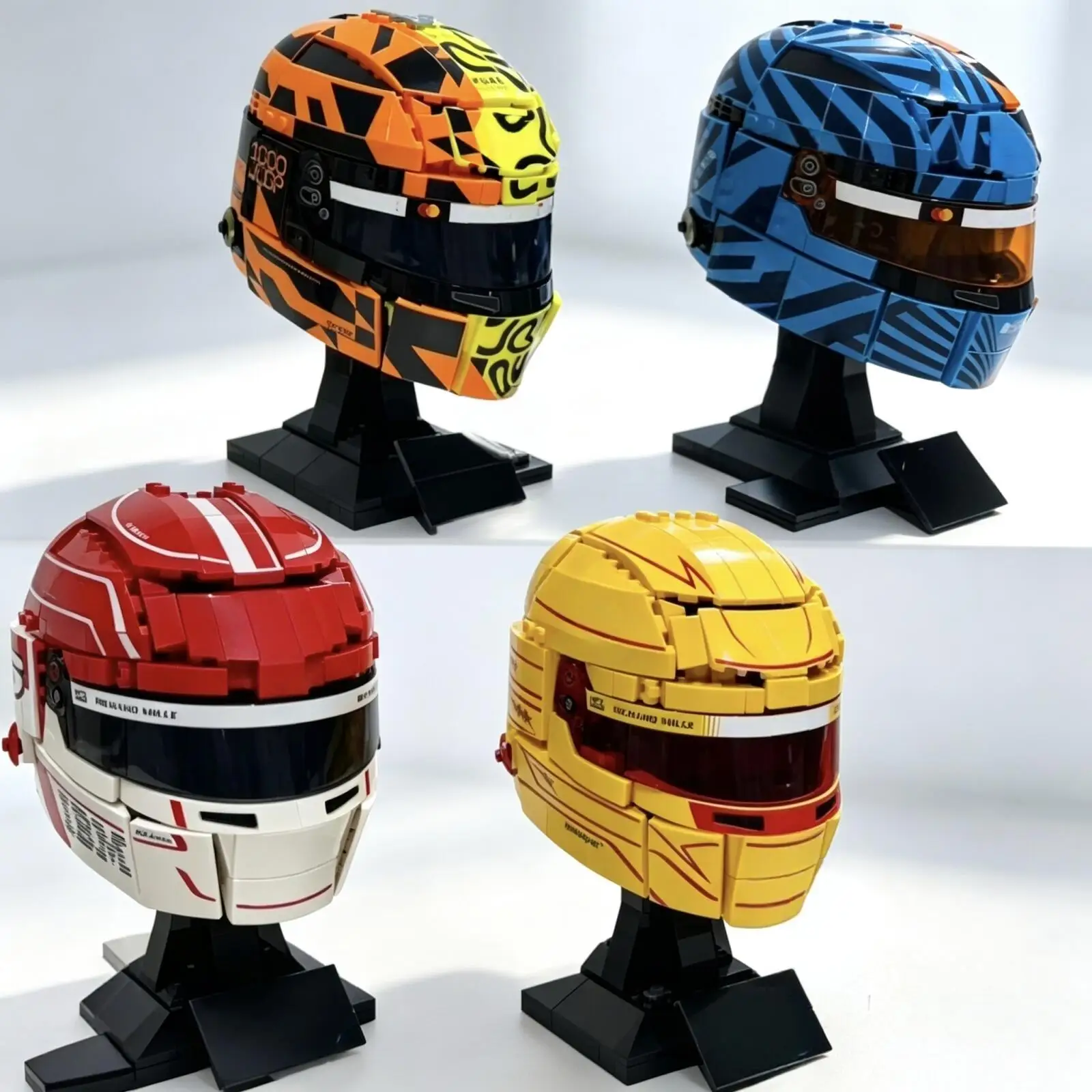2026 Popular Racing Car Fleet Racing Driver Helmet Building Block Puzzle Model Bricks Toys For Ornament Birthday Gifts
2026 Popular Racing Car Fleet Racing Driver Helmet Building Block Puzzle Model Bricks Toys For Ornament Birthday Gifts