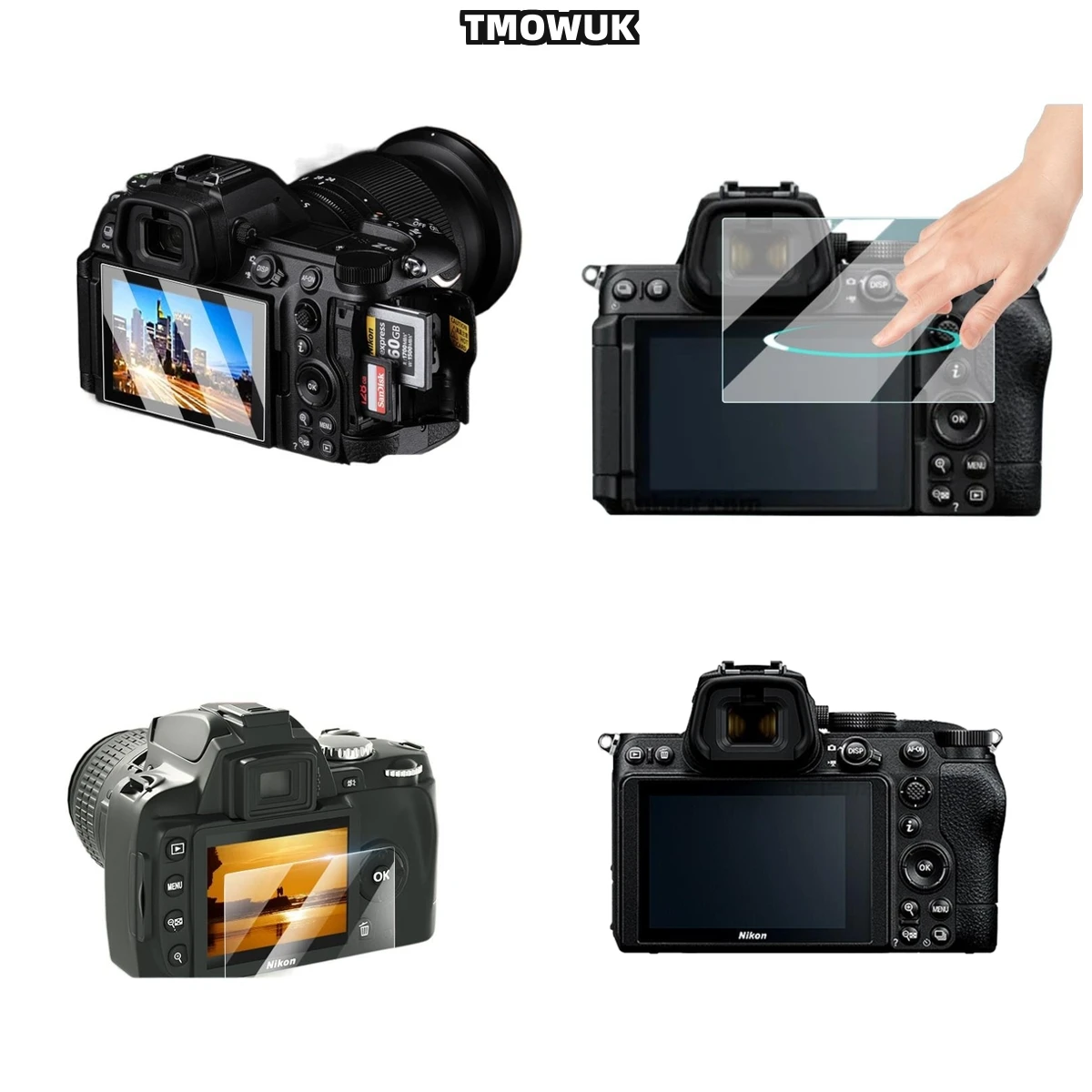 For Nikon Z5 Z6 Z7 Z8 Z9 - Anti-Fingerprint Tempered Glass, 9H HD Camera Screen Protector With Privacy Design
For Nikon Z5 Z6 Z7 Z8 Z9 - Anti-Fingerprint Tempered Glass, 9H HD Camera Screen Protector With Privacy Design