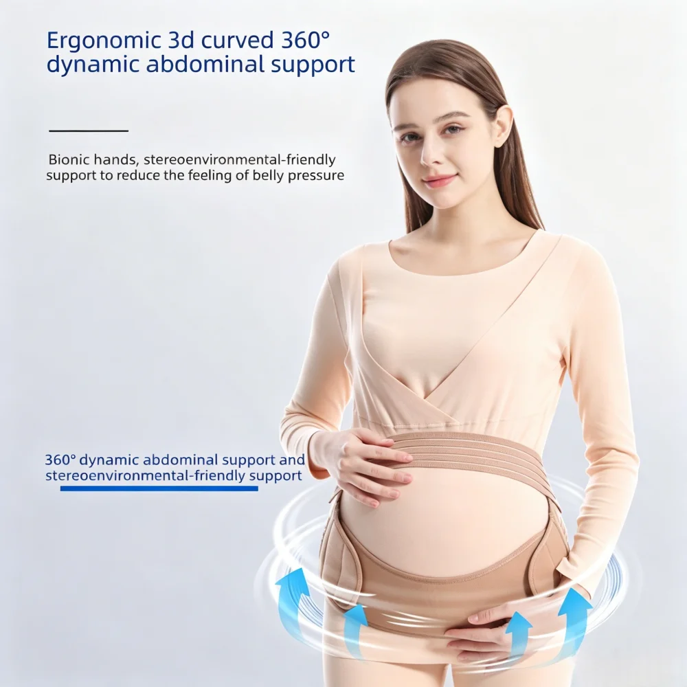 D Curved Maternity Support Belt 360° Dynamic Abdominal Bionic Hand Belly Band Breathable Adjustable Pregnancy Waist Brace
D Curved Maternity Support Belt 360° Dynamic Abdominal Bionic Hand Belly Band Breathable Adjustable Pregnancy Waist Brace