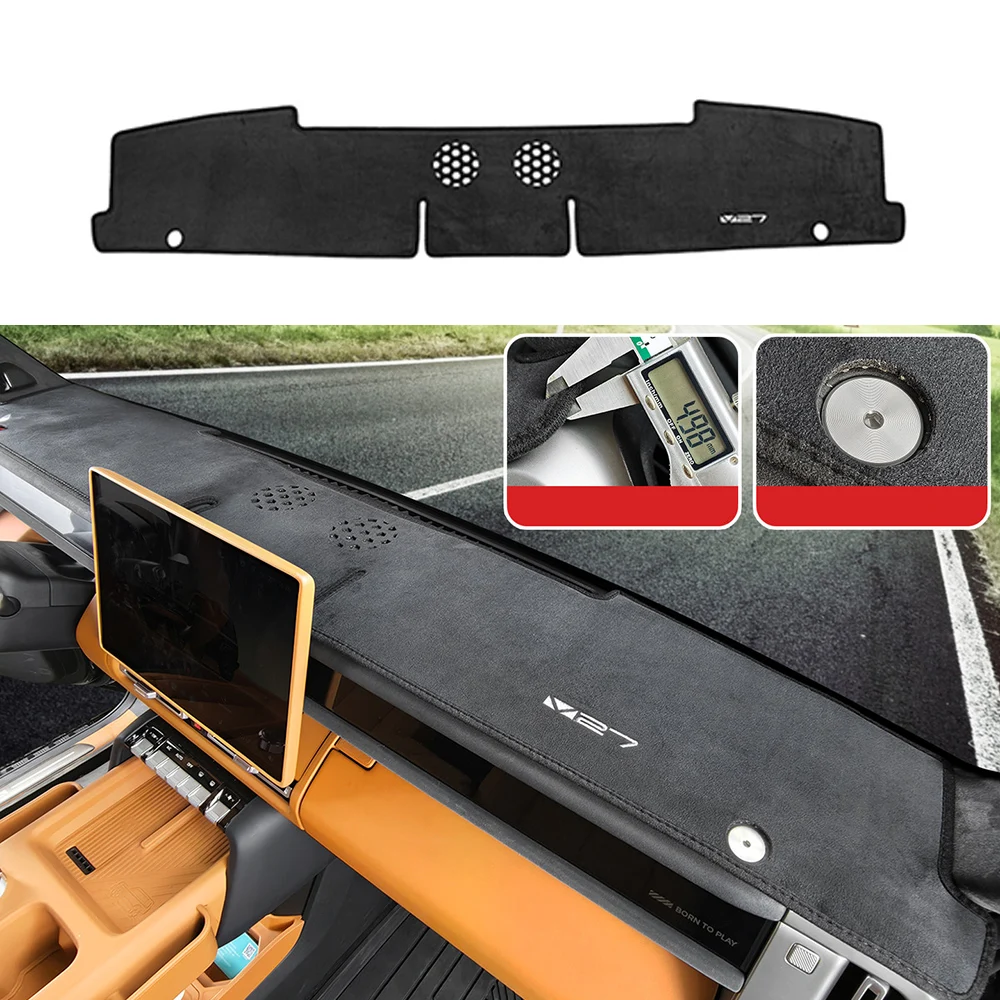 Car Dash Anti-Glare Mat Fit for Chery iCAR V27 Dashboard Sun Shade Cover Non-Slip Heat Insulation Pad Interior Accessories
Car Dash Anti-Glare Mat Fit for Chery iCAR V27 Dashboard Sun Shade Cover Non-Slip Heat Insulation Pad Interior Accessories